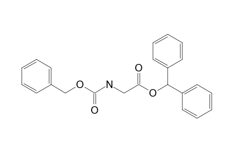 (Diphenylmethyl) 2-(phenylmethoxycarbonylamino)ethanoate