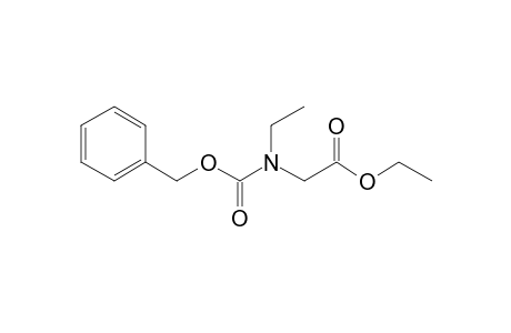 Glycine, N-benzyloxycarbonyl-N-ethyl-, ethyl ester