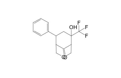 6-Hydroxy-8-phenyl-6-trifluoromethyl-3-oxabicyclo[3.3.1]nonan-9-one