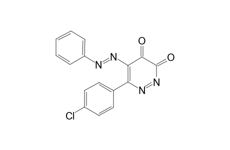 Pyridazine-3,4(3H,4H)-dione, 6-(4-chlorophenyl)-5-phenylazo-