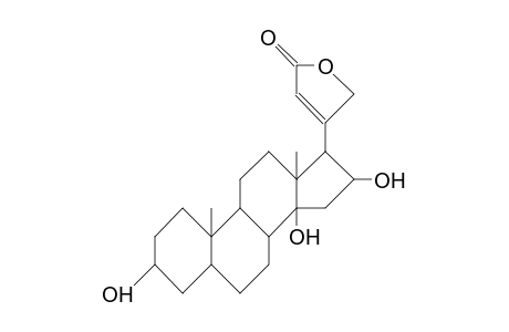 17b-(2,5-Dihydro-5-oxo-3-furyl)-5b,14b-androstane-3b,14,16b-triol