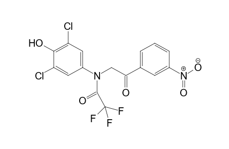 Acetamide, N-(3,5-dichloro-4-hydroxyphenyl)-2,2,2-trifluoro-N-[2-(3-nitrophenyl)-2-oxoethyl]-
