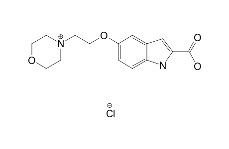 5-[(2-Morpholin-4-yl)ethoxy]-1H-indole-2-carboxylic acid hydrochloride