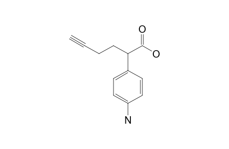 2-(4-Aminophenyl)-5-hexynoic acid