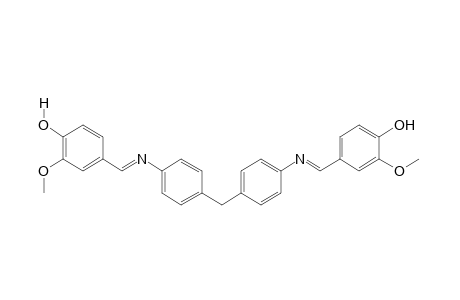 4,4'-{methylenebis[p-phenylene(nitrilomethylidyne)]}bis[2-methoxyphenol]