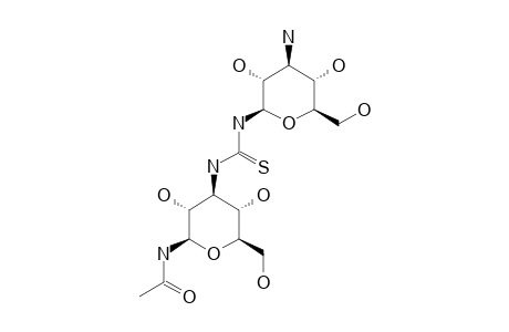 N-ACETYL-3-DEOXY-3-[N'-(3-AMINO-3-DEOXY-BETA-D-GLUCOPYRANOSYL)-THIOUREIDO]-BETA-D-GLUCOPYRANOSYLAMINE