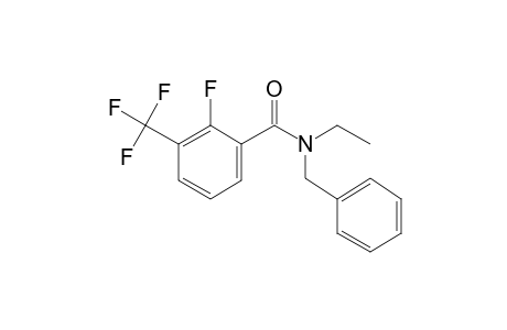 Benzamide, 2-fluoro-3-trifluoromethyl-N-benzyl-N-ethyl-