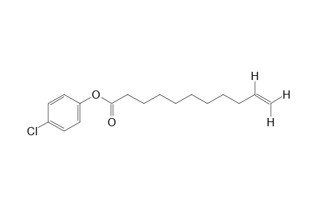 10-undecenoic acid, p-chlorophenyl ester