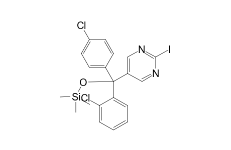 [(2-chlorophenyl)-(4-chlorophenyl)-(2-iodopyrimidin-5-yl)methoxy]-trimethyl-silane