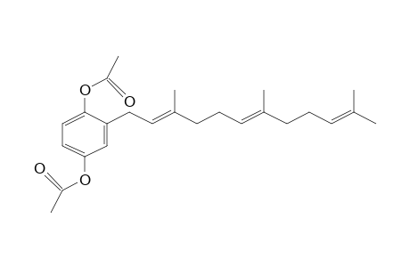 Acetic acid, 4-acetoxy-3-(3,7,11-trimethyl-dodeca-2,6,10-trienyl)-phenyl ester