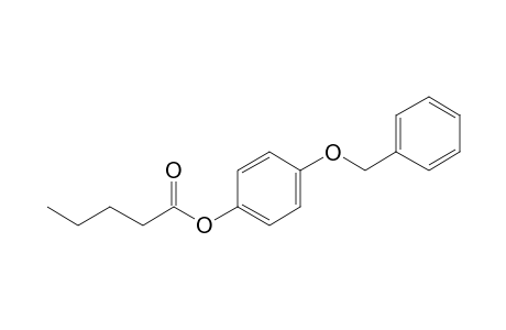 Valeric acid, 4-benzyloxyphenyl ester