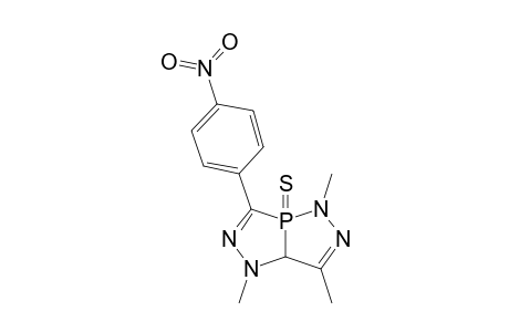 5,7A-DIHYDRO-1,5,7-TRIMETHYL-3-(4-NITROPHENYL)-1H-1,2,4-DIAZAPHOSPHOLO-[4,3-C]-[1,2,3]-DIAZAPHOSPHOLE-4-SULFIDE