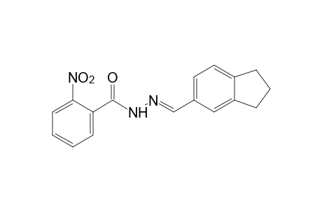 o-nitrobenzoic acid, [(5-indanyl)methylene]hydrzide