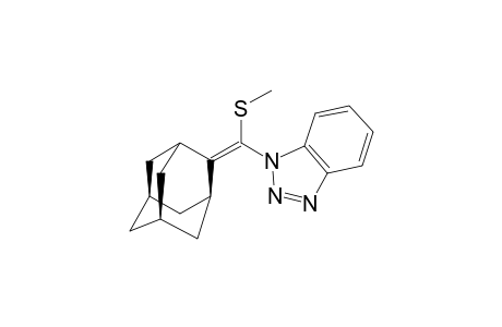 1-ADAMANTYLIDENE-METHANE-SULPHINYL-METHYL-1H-BENZOTRIAZOLE