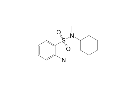 2-Amino-N-cyclohexyl-N-methylbenzenesulfonamide