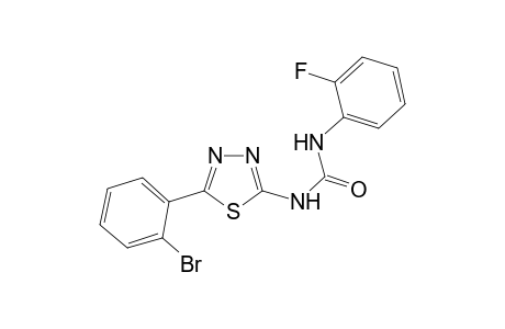 N-[5-(2-bromophenyl)-1,3,4-thiadiazol-2-yl]-N'-(2-fluorophenyl)urea