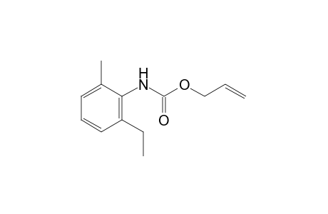 2-ethyl-6-methylcarbanilic acid, allyl ester