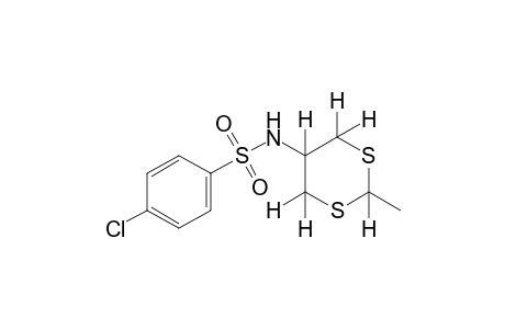 p-chloro-N-(2-methyl-m-dithian-5-yl)benzenesulfonamide