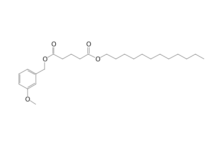 Glutaric acid, dodecyl 3-methoxybenzyl ester