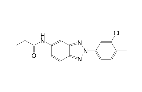 propanamide, N-[2-(3-chloro-4-methylphenyl)-2H-1,2,3-benzotriazol-5-yl]-