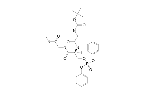 N-ALPHA-(TERT.-BUTOXYCARBONYL)-GLYCYL-O-(DIPHENYLPHOSPHONO)-SERYLGLYCINE-N-METHYLAMIDE;BOC-GLY-SER(PO3PH2)-GLY-NHME