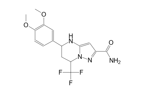 5-(3,4-dimethoxyphenyl)-7-(trifluoromethyl)-4,5,6,7-tetrahydropyrazolo[1,5-a]pyrimidine-2-carboxamide