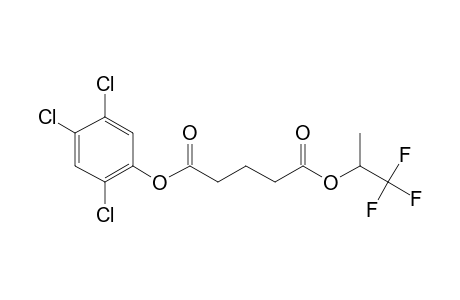 Glutaric acid, 1,1,1-trifluoroprop-2-yl 2,4,5-trichlorophenyl ester