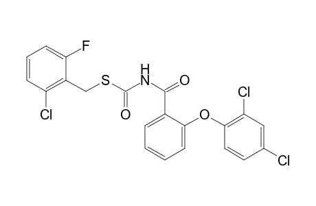 [o-(2,4-dichlorophenoxy)benzoyl]thiocarbamic acid, S-(2-chloro-6-fluorobenzyl)ester