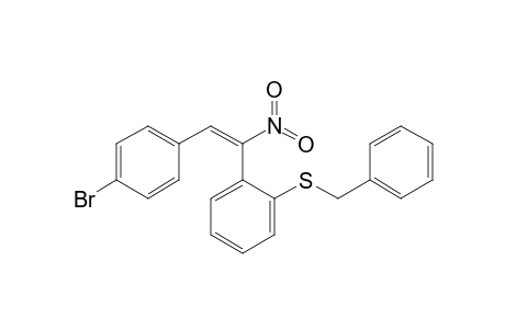 (E)-1-[2-(Benzylsulfanyl)phenyl]-2-(4-bromophenyl)-1-nitroethene