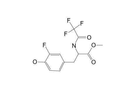 Benzeneethanamine, 3-fluoro-N-trifluoroacetyl-4-hydroxy-.alpha.-methoxycarbonyl-