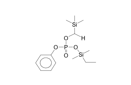 (TRIMETHYLSILYLMETHYL)(DIMETHYLETHYLSILYL)PHENYLPHOSPHATE