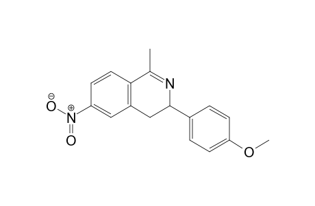 3-(4-Methoxyphenyl)-1-methyl-6-nitro-3,4-dihydroisoquinoline