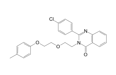 2-(4-chlorophenyl)-3-{2-[2-(4-methylphenoxy)ethoxy]ethyl}-4(3H)-quinazolinone