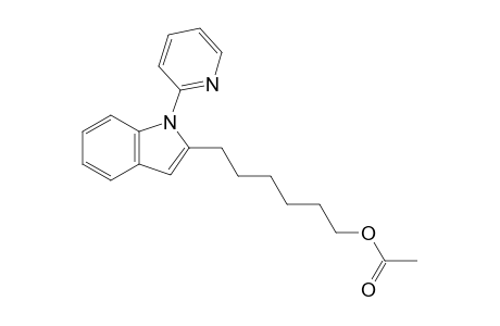 6-[1-(Pyridin-2-yl)-1H-indol-2-yl]hexyl acetate