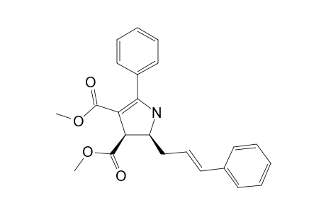 Dimethyl 4,5-cis-2-phenyl-5-trans-(3-phenyl-2-propen-2-yl)pyrrolin-3,4-dicarboxylate