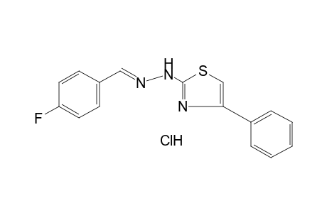 p-fluorobenzaldehyde, (4-phenyl-2-thiazolyl)hydrazone, monohydrochloride