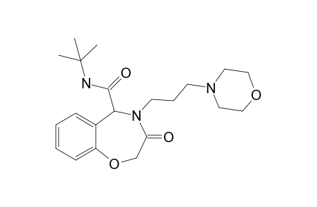 N-(Tert-butyl)-4-(3-morpholinopropyl)-3-oxo-2,3,4,5-tetrahydrobenzo[F][1,4]oxazepine-5-carboxamide