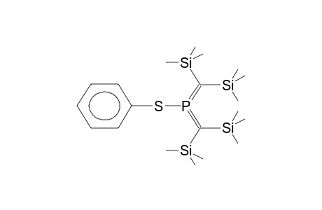 PHENYLTHIOBIS[BIS(TRIMETHYLSILYL)METHYLENE]PHOSPHORANE