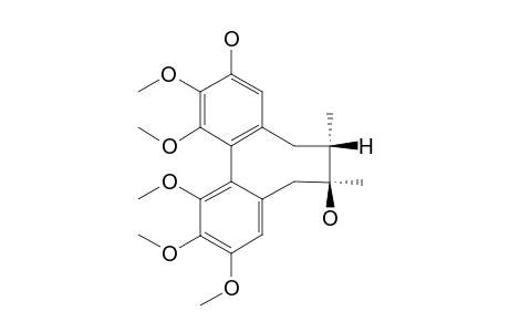 SZ-M1 [(7S,8S,R-biar)-6,7,8,9-tetrahydro-1,2,3,13,14-pentamethoxy-7,8-dimethyl-7,12-dibenzo[a,c]cyclooctenediol]