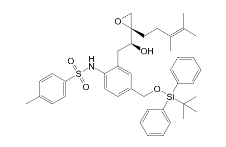 (2S,3R)-1-[5-(tert-Butyldiphenylsilyl)oxymethyl-2-(p-toluenesulfonyl)aminophenyl]-3-(3,4-dimethyl-3-pentenyl)-3,4-epoxy-2-butanol