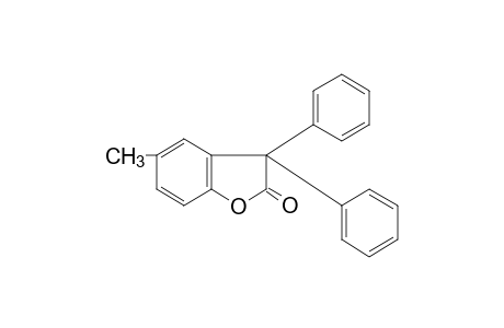 3,3-diphenyl-5-methyl-2(3H)-benzofuranone