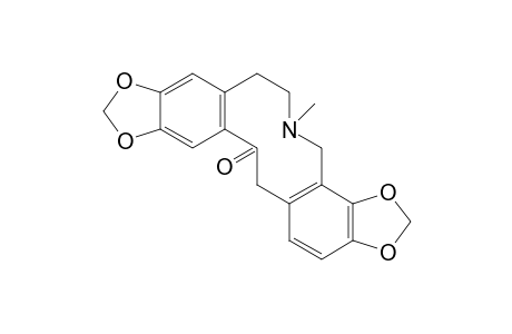 2,3:9,10-bis(methylenedioxy)-7-methyl-7,13a-secoberbin-13a-one