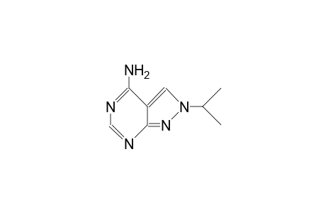 2-Isopropyl-4-amino-pyrazolo(3,4-D)pyrimidine