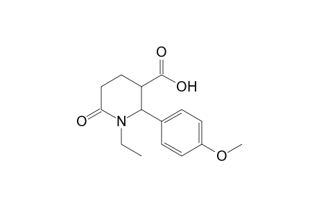 1-ethyl-2-(p-methoxyphenyl)-6-oxonipecotic acid