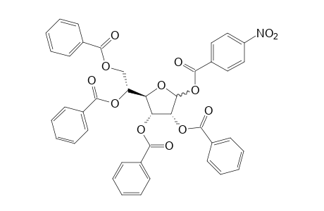 D-allofuranose, 1-p-nitrobenzoate 2,3,5,6-tetrabenzoate