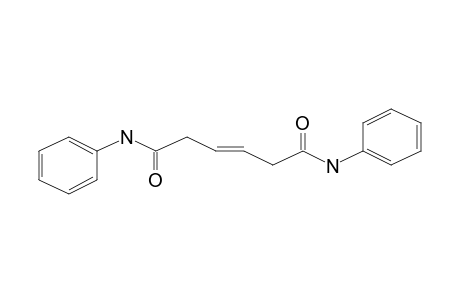 3-Hexenediamide, N,N'-diphenyl-, (E)-