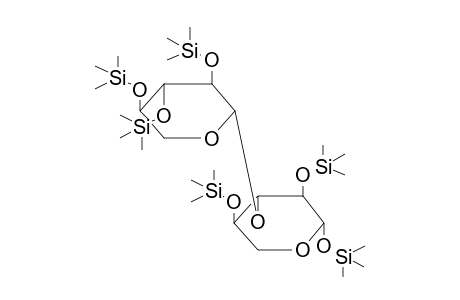 TRIMETHYLSILYL 3-O-(2',3',4'-TRI-O-TRIMETHYLSILYL-BETA-D-XYLOPYRANOSYL)-2,4-DI-O-TRIMETHYLSILYL-BETA-D-XYLOPYRANOSIDE