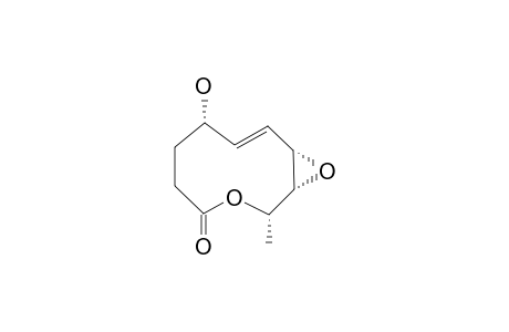 STAGONOLIDE_D;(1-ALPHA,2-ALPHA,7-ALPHA,10-ALPHA)-7-HYDROXY-2-METHYL-3,11-DIOXABICYCLO-[8.1.0]-UNDEC-8-EN-4-ONE