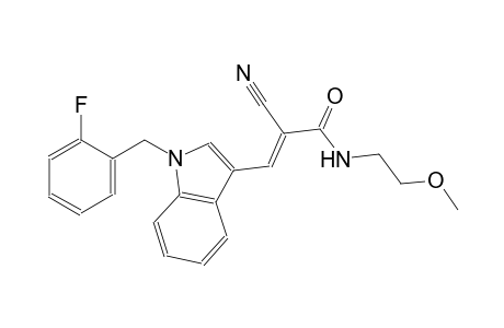 (2E)-2-cyano-3-[1-(2-fluorobenzyl)-1H-indol-3-yl]-N-(2-methoxyethyl)-2-propenamide