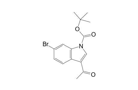 tert-Butyl 3-acetyl-6-bromoindole-1-carboxylate